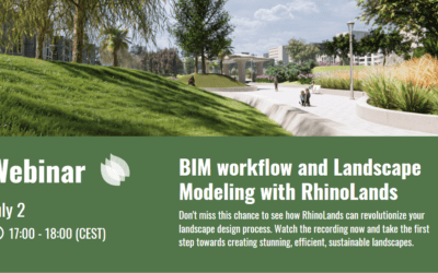Seminario web: Flujo de trabajo BIM para arquitectos paisajistas con RhinoLands