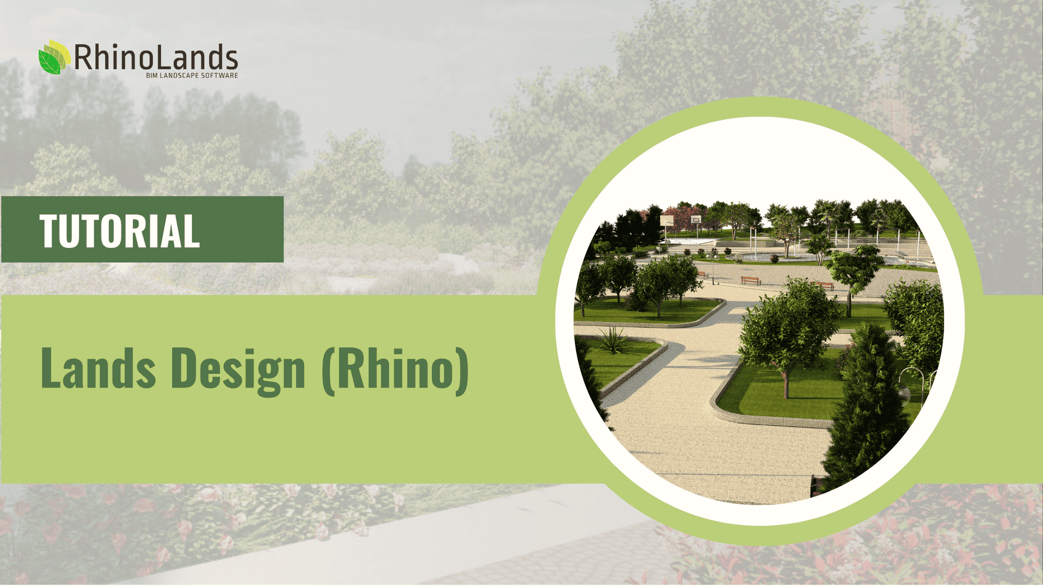 Tutorial di Lands Design per Rhino su paesaggismo