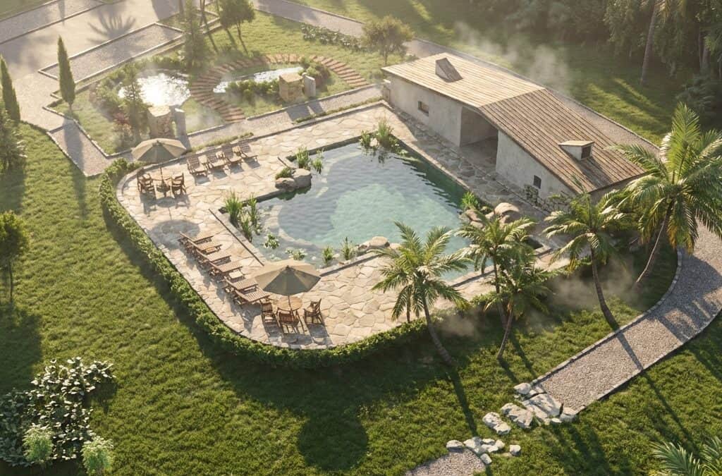 Rendu rapide assisté par IA pour les modèles de paysage : Rhino Banana + RhinoLands